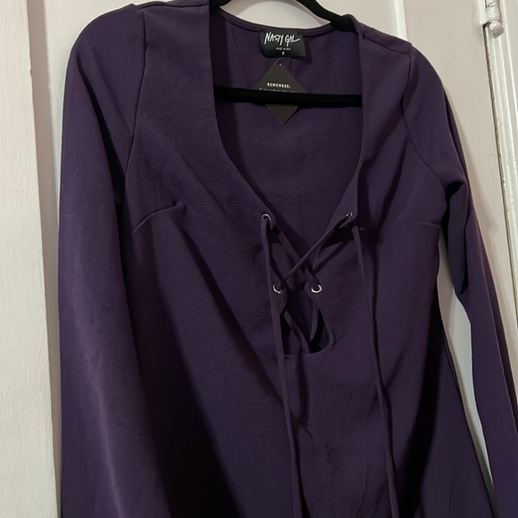 NWT Lace-Up Dress - Picture 3 of 7